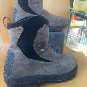 Merrell Polartec Waterproof Boots in Brown and Black